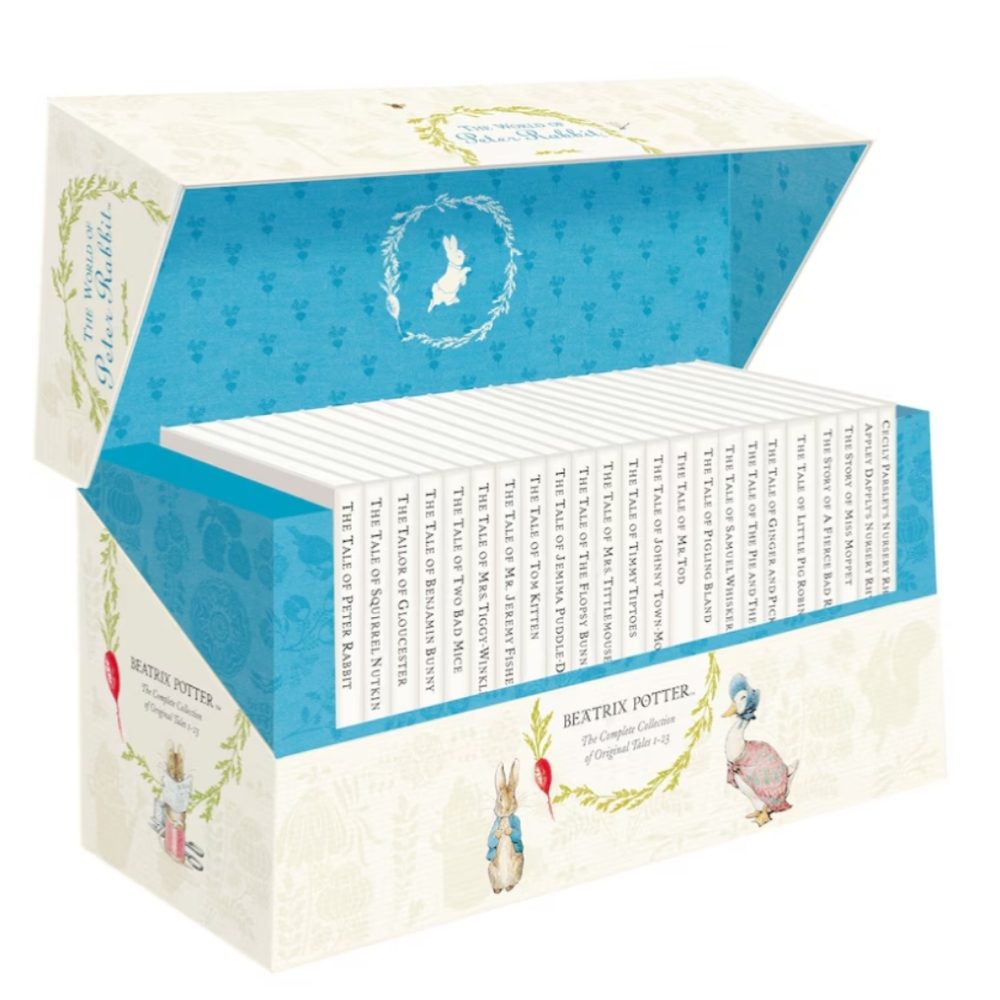 New The Original Peter Rabbit Presentation Box 1-23 R/i Beatrix Potter Gift Set